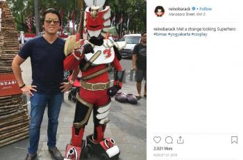 Gaya liburan Reino Barack. (Instagram/@reinobarack)