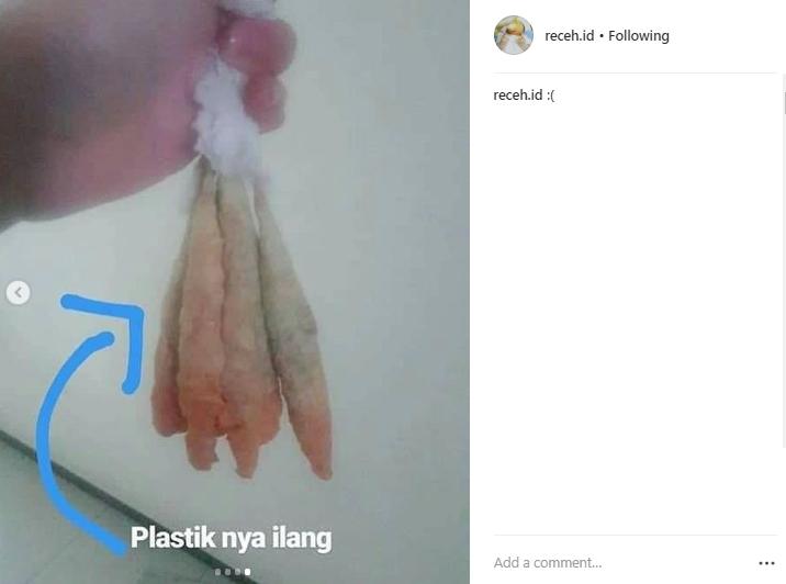 Kisah gaib pembeli telur gulung SD. (Instagram/@receh.id)