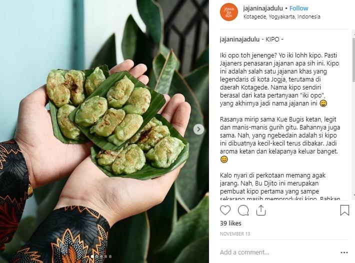  Dicap Ndeso, 5 Jajanan Tradisional Ini Kini Sukses Jadi Idola. (Instagram/@jajaninajadulu)