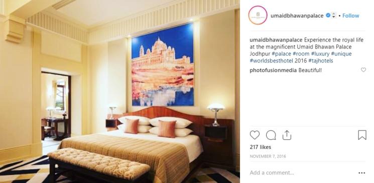 Taj Umaid Bhawan Palace, tempat pernikahan Priyanka dan Nick. (Instagram/@umaidbhawanpalace)