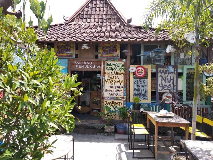 Kafe 80's Bocor Alus di Yogyakarta. (Guideku/Dinar Surya Oktarini)