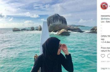 Menikmati Sepoi di Hamparan Batu Granit Pantai Penyusuk