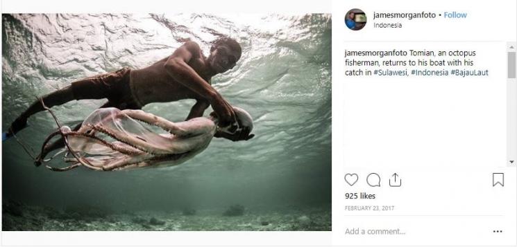 Suku Bajau Laut (instagram.com/jamesmorganfoto)