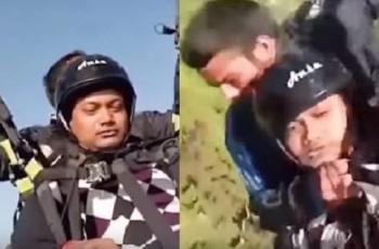 Mencekam, Detik-detik Kecelakaan Tragis Paralayang Putus di India