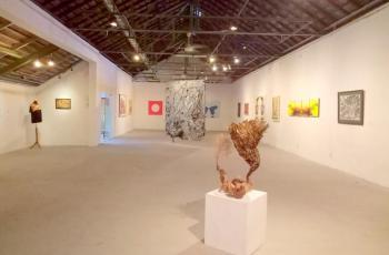 Pameran Menonton/Ditonton karya Pascasarjana ISI. (Guideku/Arendya)