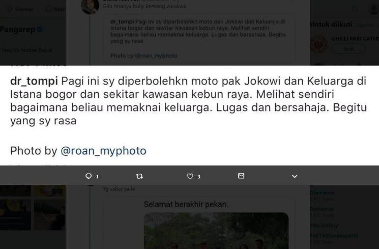 Surat Terbuka untuk Kaesang yang Tak Lagi Diajak Jokowi Liburan. (twitter.com/kaesangp)