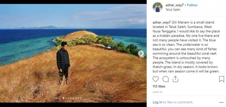 Teluk Saleh (Instagram Azhar Way 7)