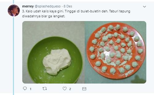 Tahapan membuat cimol rice cooker. (Twitter/@splashedqueso)