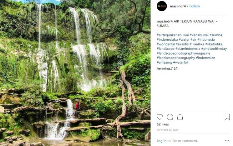 Air Terjun Kanabu Wai (Instagram Mas Indr4)