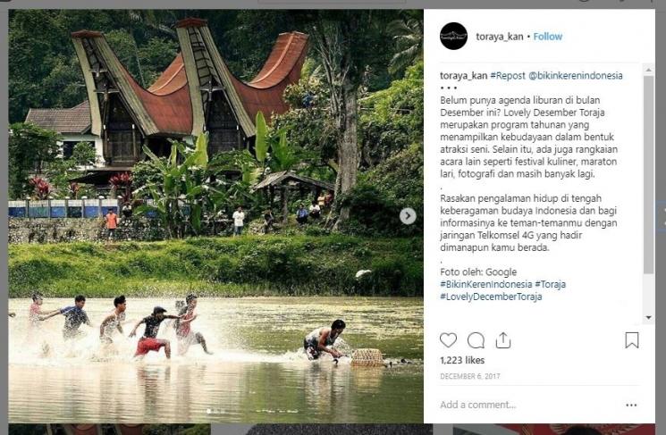 Tradisi Natal di Indonesia (instagram/toraya_kan)