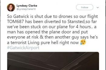Landas Pacu Ditutup Akibat Drone (twitter.com/LyndseyClarke10)