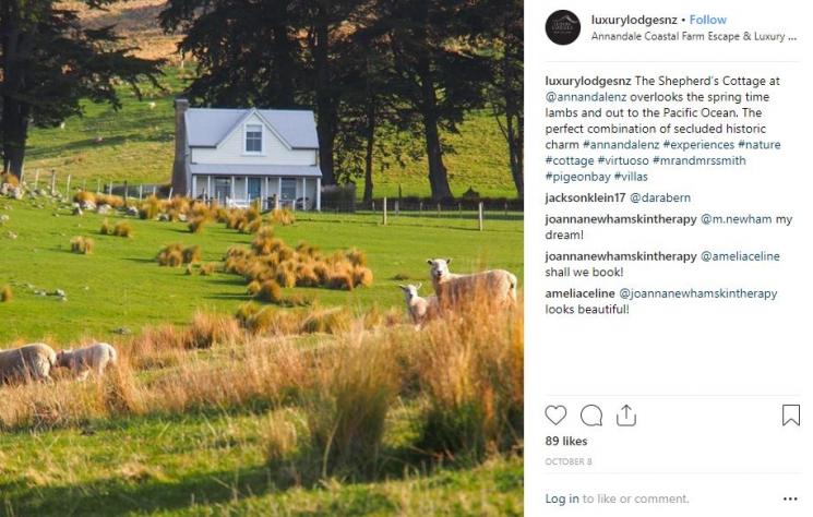 (Instagram Luxury Lodgens NZ)