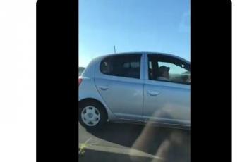 Nenek Berkendara di Trotoar (twitter.com/aaats04)