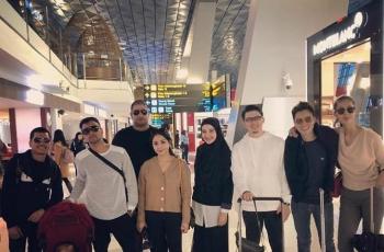 Meriah Abis, Keluarga Baim Wong, Irwansyah dan Raffi Ahmad Liburan ke Jepang. (raffinagita1717)