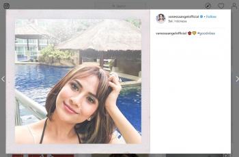 5 Foto Vanessa Angel Basah-basahan saat Liburan, Bikin Melek