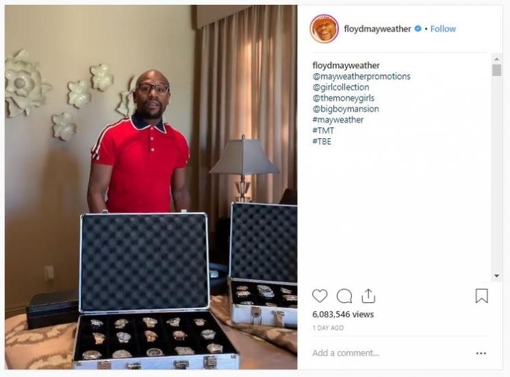 Arloji Mewah Floyd Mayweather Saat Traveling (instagram.com/floydmayweather)