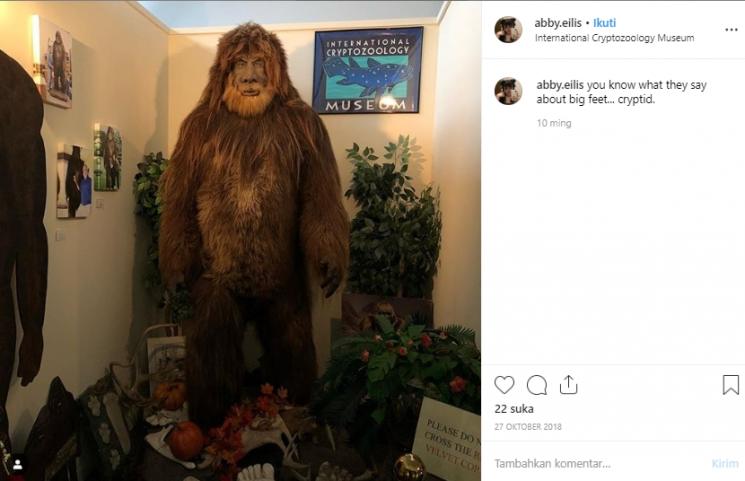 International Cryptozoology Museum di Portland. (Instagram/abby.eilis)