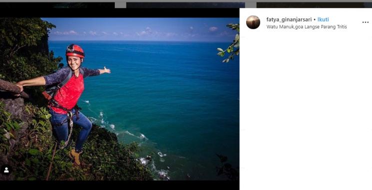Gaya liburan Fatya Ginanjarsari. (Instagram/@fatya_ginanjarsari)