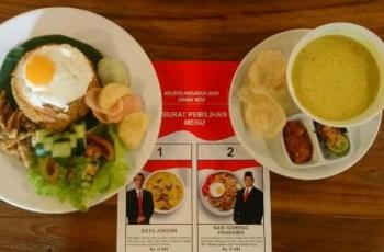 Jelang Debat Capres 2019, Soto Jokowi dan Nasi Goreng Prabowo Beradu di Mulut