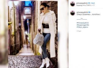 Syahrini Unggah Foto Liburan, Netizen : Kakinya Kok Melayang? (Instagram/@princessyahrini)