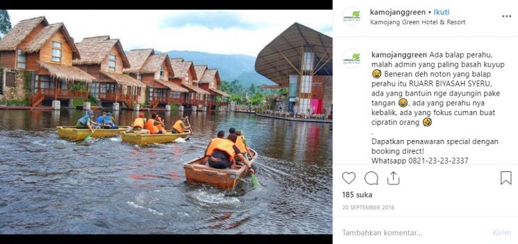 Kamojang Green Hotel & Resort di Garut. (Instagram/@kamojanggreen)