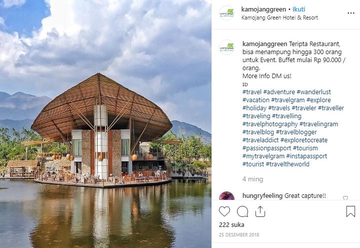 Kamojang Green Hotel & Resort di Garut. (Instagram/@kamojanggreen)