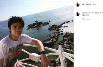 Gaya liburan Nicholas Sean. (Instagram/@nachoseann)
