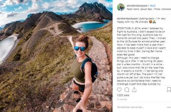 Melissa travel influencer. (Instagram/@abrokenbackpack)