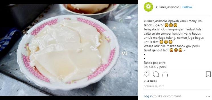(Instagram Kuliner Asik Solo)