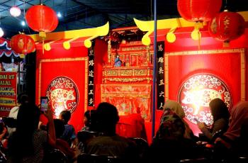Wayang Potehi di Pekan Budaya Tionghoa Yogyakarta 2019. (Guideku/Arendya)