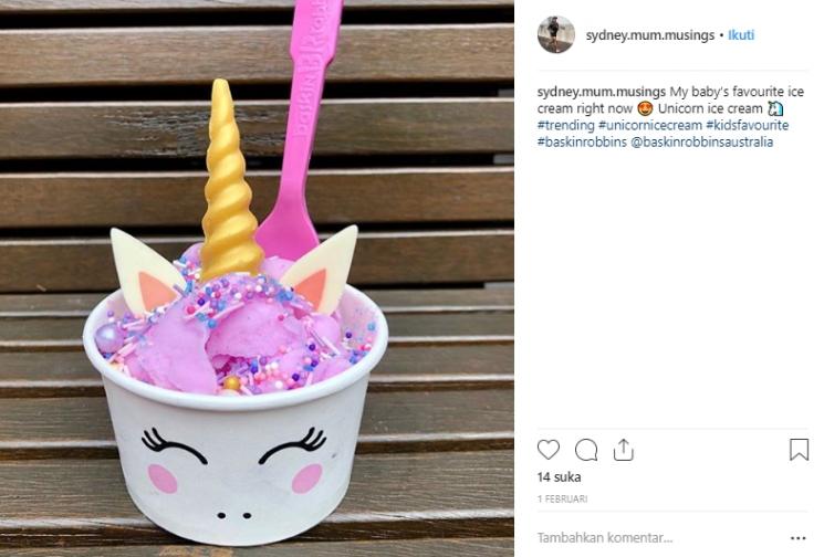 Kuliner bertema unicorn. (Instagram/@sydney.mum.musings)