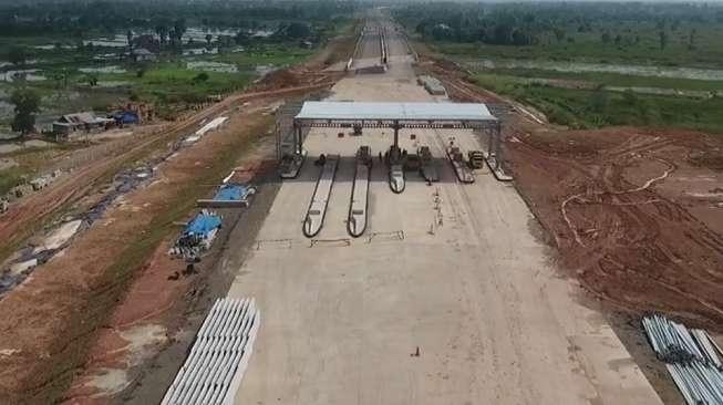 Pembangunan jalan tol Trans Sumatera. [Dok Kementerian PUPR]
