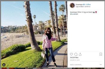 4 Gaya Liburan Syahrini vs Luna Maya di Luar Negeri (instagram.com/lunamaya)