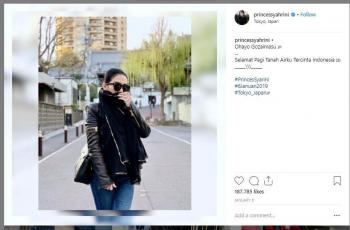 6 Potret Liburan Syahrini (instagram.com/princessyahrini)
