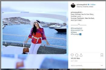 4 Gaya Liburan Syahrini vs Luna Maya di Luar Negeri (instagram.com/princessyahrini)