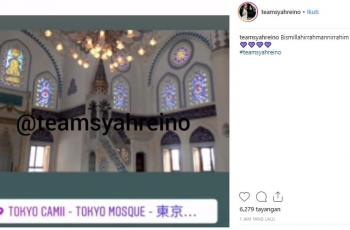 Masjid Tokyo Camii. (Instagram/teamsyahreino)