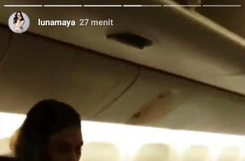 Luna Maya tinggalkan Jakarta. (Instagram Story/Luna Maya)