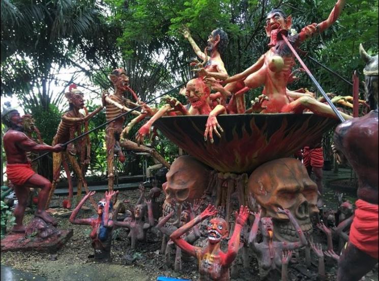 Wat Mae Kaet Noi, Kuil Neraka di Thailand (Google Maps)