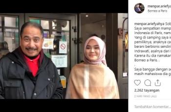 Borneo a Paris, restoran Indonesia di Perancis. (Instagram/@menpar.ariefyahya)
