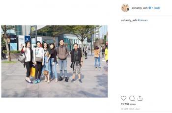 Ashanty liburan ke Taiwan. (Instagram/@ashanty_ash)