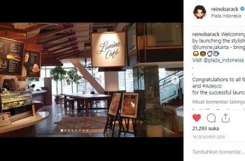 Lumine Cafe, bisnis kuliner milik Reino Barack. (Instagram/@reinobarack)
