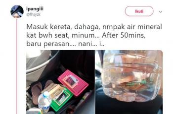 Haus Parah, Netizen Ini Tak Sengaja Minum Air Mineral Isi Ikan Cupang