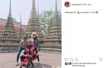 Momen liburan seru Raffi Ahmad dan Nagita Slavina di Thailand. (Instagram/raffinagita1717)