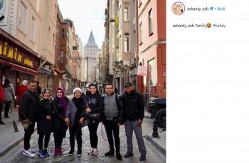 Ulang tahun, Anang Hermasnyah boyong keluarga liburan ke Turki. (Instagram/@ashanty_ash)