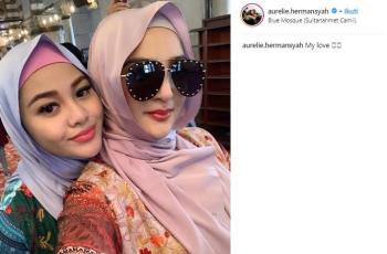 Ulang tahun, Anang Hermasnyah boyong keluarga liburan ke Turki. (Instagram/@aurelie.hermansyah)