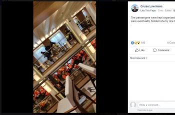 Mesin Mati, Penumpang Terjebak di Kapal Pesiar Viking Sky (facebook.com/Cruise Law News)
