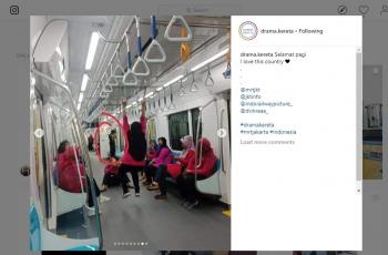 6 Aksi Tak Terpuji Emak-emak di MRT, Mau Ngatain tapi Takut Kualat. (instagram.com/drama.kereta)