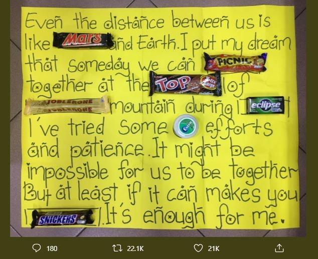 Netizen Terima Paket Misterius, Isinya So Sweet (twitter.com/izzatihsm)