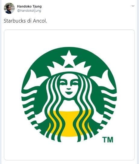 Logo Starbucks Pakai Kemben (twitter.com/handokotjung)