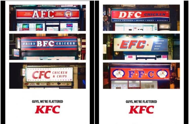 Iklan KFC Inggris (facebook.com/keensdesign)